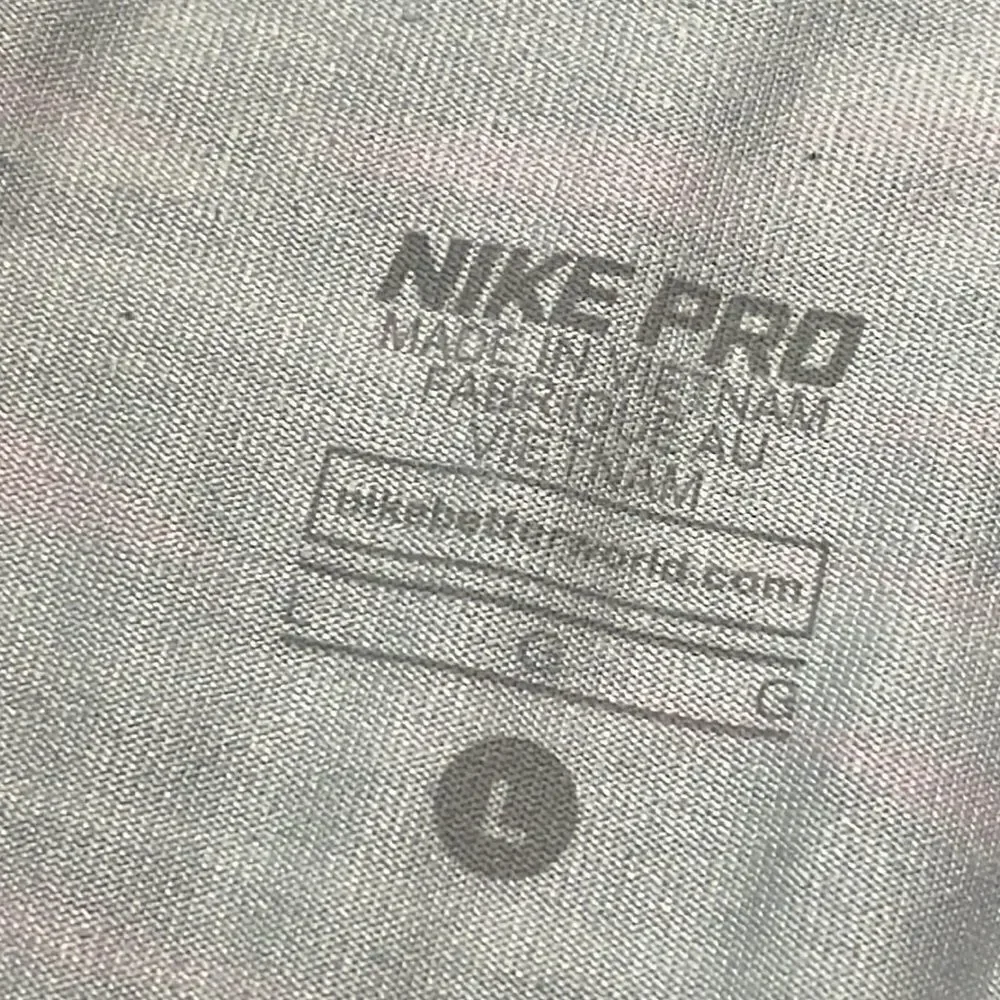 Nike Pro - Pink Gray Leggings -L